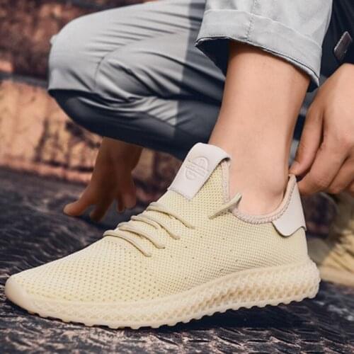 Trend Running Shoes Comfortable Sneakers For Men Male Air Mesh Breathable Light Outdoor Walking Flat Zapatillas Hombre Summer