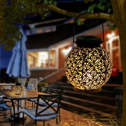 Waterproof Solar Lantern Outdoor Lighting Flickering Flame Shaped Light Landscape Light Ideal For Garden Or Yard Graceful Design