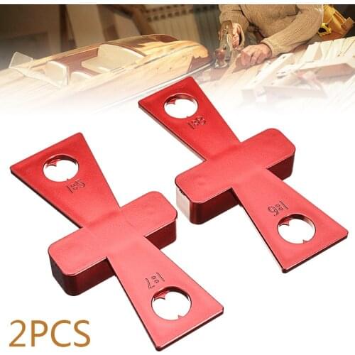 2pcs/set DIY Woodworking Dovetail Marker Hand Cut Wood Joints Gauge Guide Tool Durable Measuring Gauging Tools