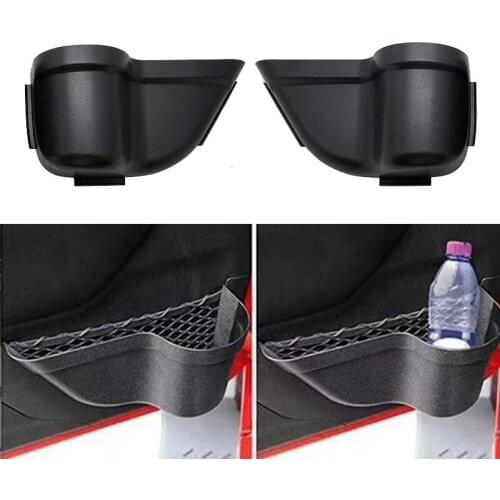 Auto Interior Accessories Black Door Pocket Front Door Storage Pockets Stowing Tidying Supplies for Jeep Wrangler JK 2011-2017