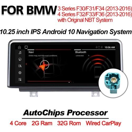 Android 10 Car Multimedia GPS Navi Player For BMW 3 Series F30 F31 F34 4 Series F32 F33 F36 Carplay WIFI Bluetooth Car Stereo