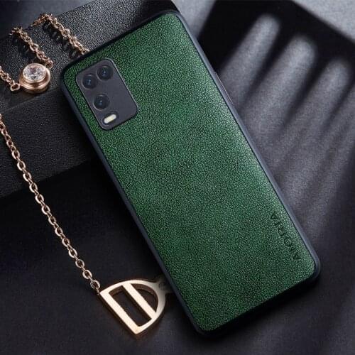 Case for Oppo A54 4G coque Retro business PU leather Skin covers for oppo a54 case funda capa