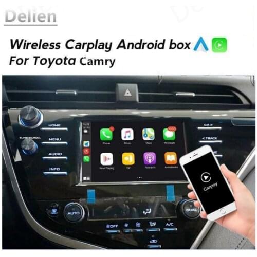 Delien Wireless Apple Carplay For Toyota Camry Double-row cable support Android Auto play Car Mirror LinkMultimedia module
