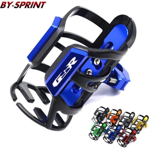 For Suzuki GSR 400 600 750 Motorcycle Universal Water Bottle Drink Cup Stand Water Cup Holder Crash Bar GSR400 GSR600 GSR750