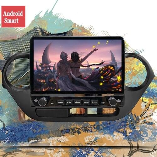 DSP Android 10.0 Car GPS Navigation DVD Player For Hyundai i10 2013-2017 Auto Stereo Radio Multimedia Player Head Unit Recorder
