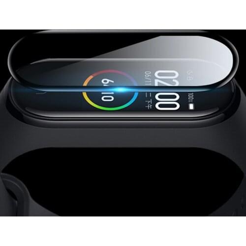 Soft Film for Xiaomi Mi Band 5 Screen Protectors 3D Full Coverage Anti-Scratch Cover for Mi Smart Band 45