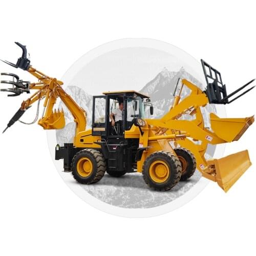 China Cheap Multifunctional Mini Backhoe Loader Sells At A Favorable Price And Reaches CE EURO 5 Standard
