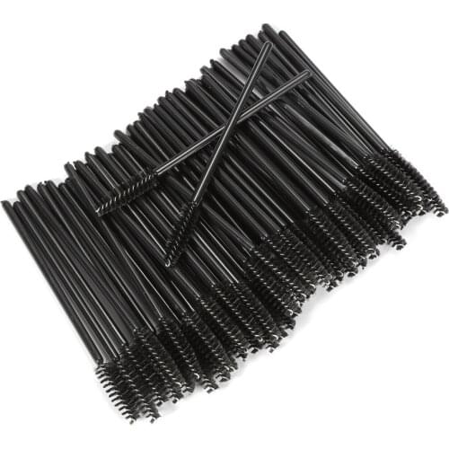 New 50pcs/Pack Disposable Eyelash Makeup Brush Mascara Applicator Wand Eyes Lip Cosmetics Brushes Extension Cosmetic Make up Kit