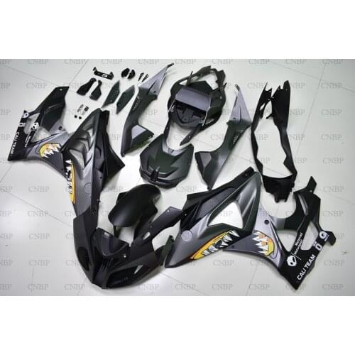For BMW S1000 RR 2012 Fairings S1000 RR 2010 - 2014 Matte Black Shark Fairings for BMW S1000 RR 2014 Fairing Kits