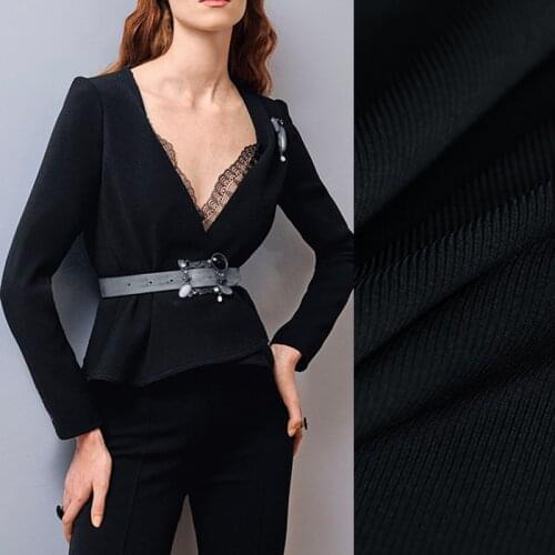 148CM Wide 350G/M Solid Color Polyester Fabric for Spring and Autumn Suit Dress Outwear Overcoat Jacket E1065