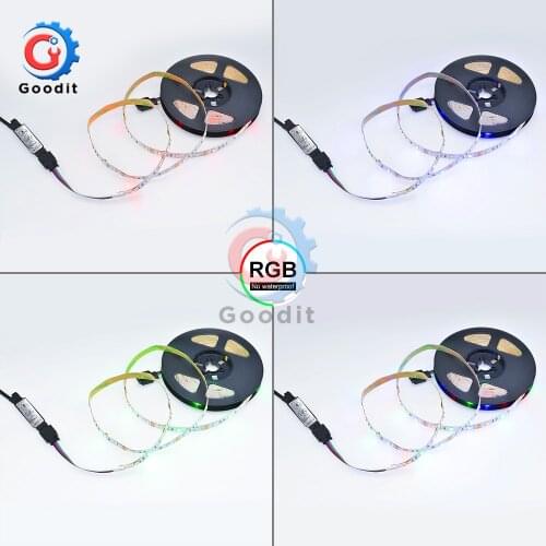 TV Backlight RGB Kitchen Light Lamp 5V USB Port 50cm 1M 2M LED Under Cabinet Light Kitchen Closet Desktop Decor Lamp