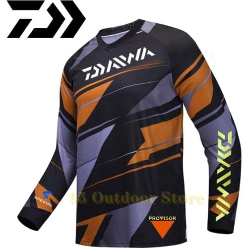 2021 Daiwa New Fishing Shirt Sportswear Angler Sports Apparel Fishing Clothing Anti-UV Protection Fishing Tackles Outdoor Jersey