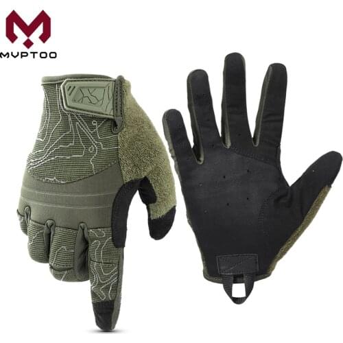Full Finger Cycling Gloves Touch Screen Riding Bicycle Breathable Glove Motorcycle Motorbike Motocross Biker Protective Gear