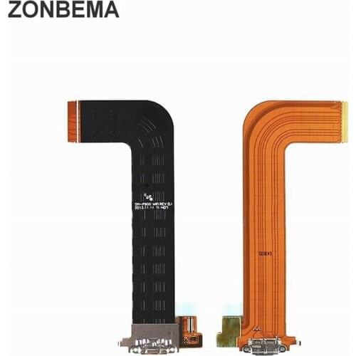 ZONBEMA 100pcs/lot USB Charging Port Connector Charger Dock Flex Cable For Samsung Galaxy Note Pro 12.2 P900 P901 P905