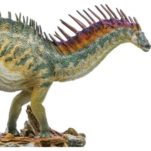 1:35 PNSO Amargasaurus Cazaui Amagaron With Pedestal Platform Dinosaur Classic Toys For Boys Animal Model 35CM