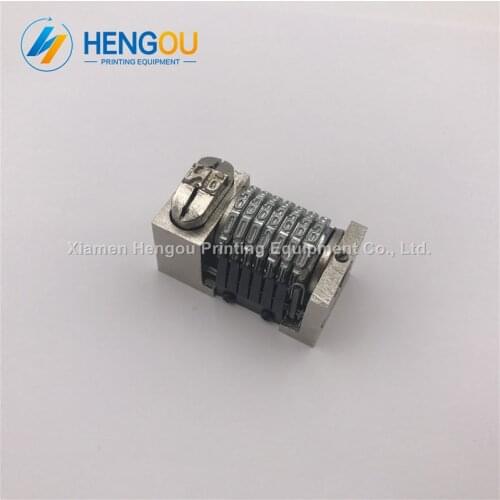 10 Pieces Durable 7 Digits Numbering Machine 51 Tablet Letterpress Numbering Machine backward, Jump Mode 09876