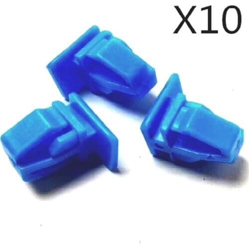 10pcs Nylon For Honda CIVIC CR-V 1996-On Body Side Moulding Clips / Door interior trim plate fixed buckle / Retainer Clips