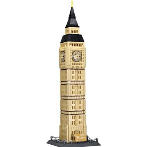 1642pcs Famous Building Big Ben Building Block Brick Toy 8014