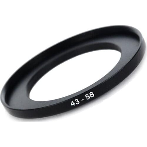 43mm-58mm 43-58 mm 43 to 58 Step Up lens Filter Ring Adapter for canon nikon pentax sony Camera Lens Filter Hood Holder