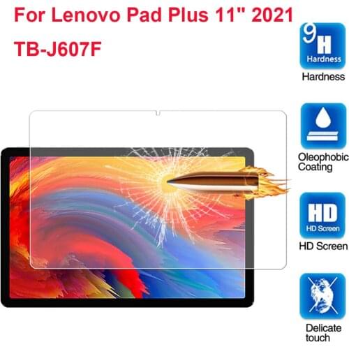 9H Tempered Glass For Lenovo Xiaoxin Pad Plus 11 inch TB-J607F (2021) Tablet Screen Protector explosion proof Guard