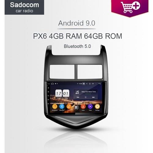 9" DSP PX6 2 din Android10.0 64GB ROM+4GB RAM Car DVD Player car radio 5.0 RDS autoradio GPS wifi For Chevrolet Aveo 2011 - 2015