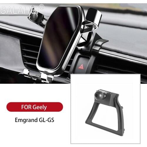 Car Phone Holder For Geely Emgrand GL-GS Air Vent GPS Navigation Interior Dashboard Car Accessories Auto Mobile Phone Bracket