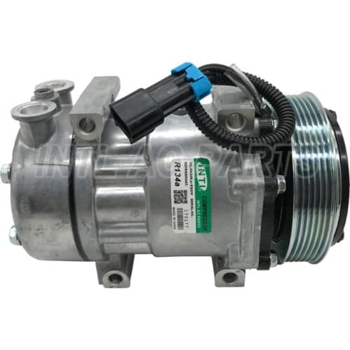 Sanden 7H15 7S15 709 SD709 SD7H15 auto ac compressor for Kenworth Peterbilt Truck 6pk 4039 4424 4731 F69-6002-121 F69-6001-122
