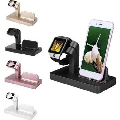 2 In 1 Qi Wireless Charger Dock For iPhone 12 11 Pro Max X XS 7 8 6 Apple Watch 5 6 4 AirPods Pro 2 Charging Station Stand Base