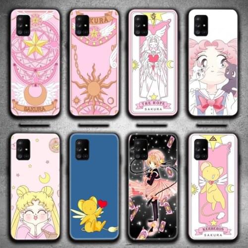 Cardcaptor Sakura Magic wand Moon Phone Case For Samsung Galaxy A52 A21S A02S A12 A31 A81 A10 A30 A40 A50 A70 A80 A71 A51 5G