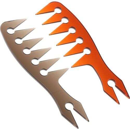 Plastic Double Sided Lift Teasing Comb with Wide Tooth, Salon Teasing Lifting Fluffing Comb Hair Brush - 2 Colors to Choose