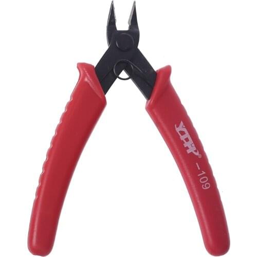 5-inch Electrical Crimping Plier Snip Cutter Hand Tool Red Mini -ThZ