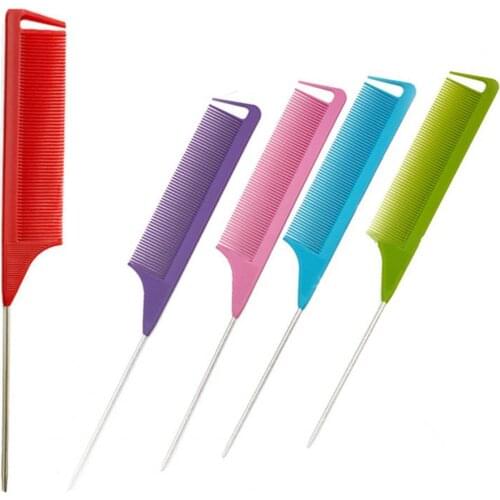 Comb Rat Tail Separate Parting Teasing Anti-Static Heat Resistant Tail Comb for Hair Salon Styling Tools & Accessories