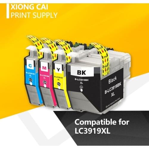 4pcs LC3919 Compatible ink cartridges for brother LC3919XL MFC-J5320DW 5620DW 5720DW 5625DW DCP-4120DW printers ink LC3919 XL
