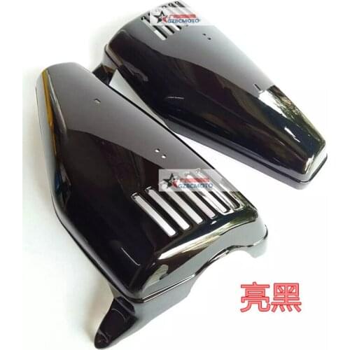 One pair motorcycle retro modified side cover fuel tank side cover baking paint is not fading for Honda CG125