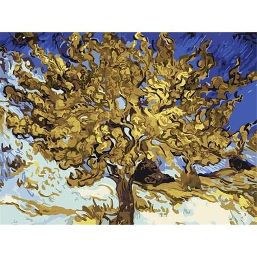 Landscape DIY Cross Stitch 11CT Embroidery Kits Craft Needlework Set Cotton Thread Printed Canvas Home Decoration Room