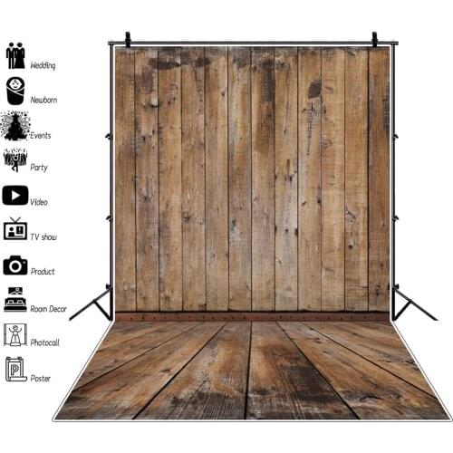Retro Classic Shabby Stitching Wood Plank Photography Vinyl Background Wall Decor Photocall Backdrop for Photo Studio Props
