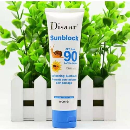 Snail Sunscreen Cream UV Protection Protective Cream Disaar Sunblock 90++ WholeBody Sunscreen Protective Cream Pigmentation SPF