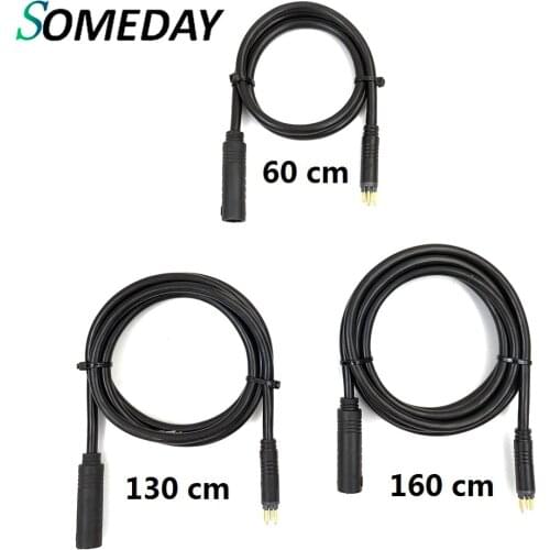 SOMEDAY Electric Bicycle Motor Extension Cable 600/ 1300/ 1600mm 9 Pin Waterproof Cable for Ebike Conversion Kit