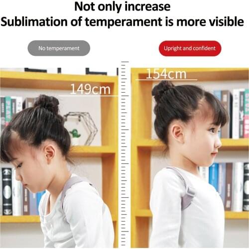 Childrens Adult Back Posture Smart Back Correction Instrument Corrector Brace Spine Support Belt Adjustable Adult Corset Belt