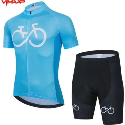 Cycling Jersey Cycling Suit Set Men Summer MTB Bike Jersey Shirt Quick Dry Bicycle Clothing Bicycle Sportwear Clothing Suit Set