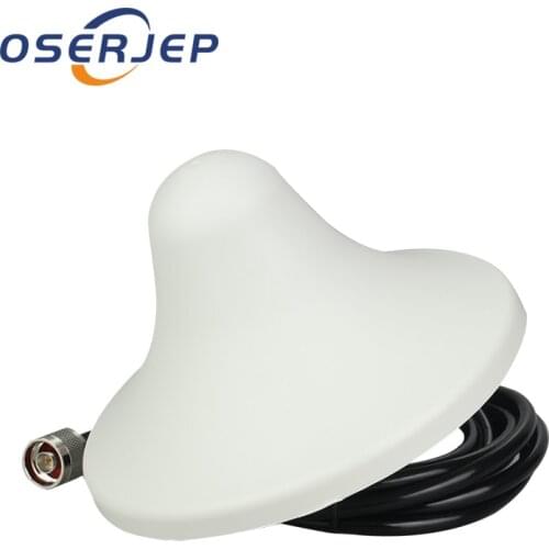 4G LTE Indoor Ceiling Antenna 2G 3G UMTS with 3m/5M Cable N Male Connector phone Booster Repeater Amplifier Antenna