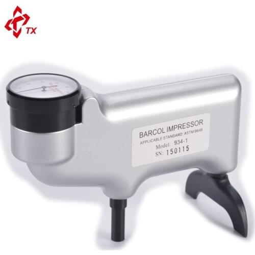 Brand TX 934-1 Barcol Impressor Hardness Tester durometer aluminum alloy fiberglass rods ladders narrow face cylinder products
