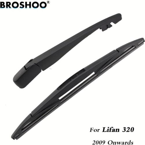 BROSHOO Car Rear Wiper Blades Back Windscreen Wiper Arm For Lifan 320 Hatchback (2009 Onwards) 305mm,Auto Accessorie Styling