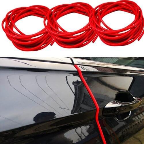 NEW 5M/10M U Type Car Door Protection Edge Guards Trim Styling For Suzuki SX4 SWIFT Alto Liane Grand Vitara Jimny Scross Splash
