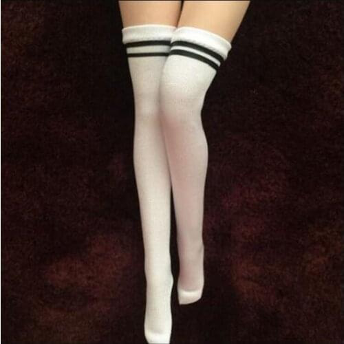 1/6 Scale Female Clothes Students Stocking Long Socks Clothing Accessories For 12" Pichen Action Figure Doll Toys