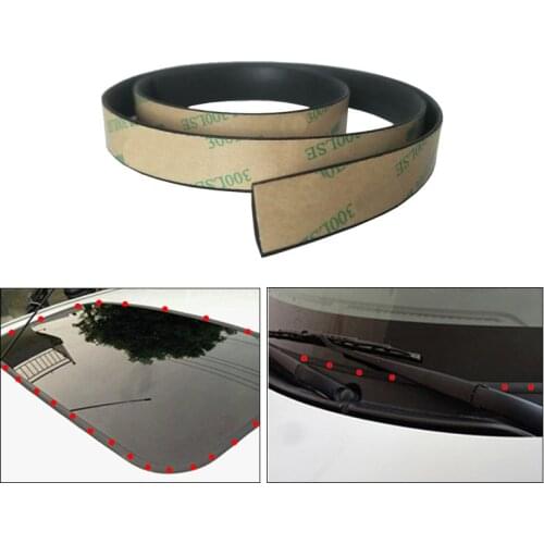 Sunroof Seal Strip Rubber Sealant Fit Auto Car Front Rear Windshield Triangular Window Waterproof Trim