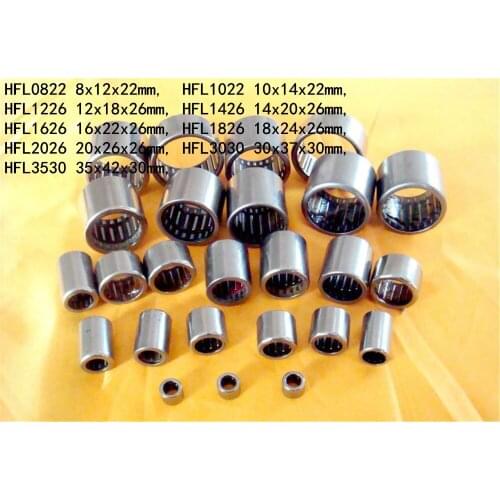 10PCS HFL0822 HFL1022 HFL1226 HFL1426 HFL1626 To HFL3530 Long Single Way Needle Bearing One Way Roller Bearing