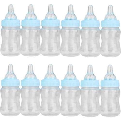 12pcs Baby Bottle Baby Baptism Favors Accessory Decoration For Home Party