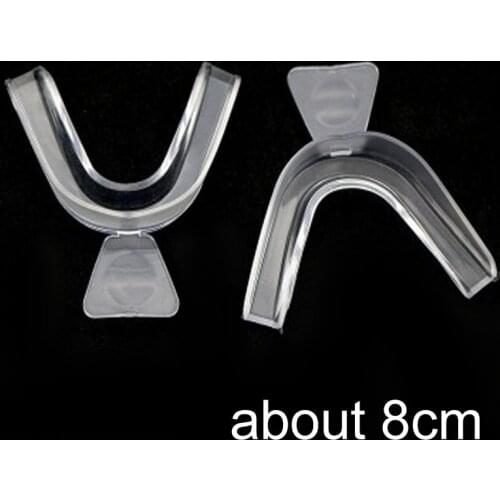 2pcs Thermoforming Teeth Whitening Tool Moldable Dental Splint Teeth Trays Home Oral Care Whitening Gel Mouthguard