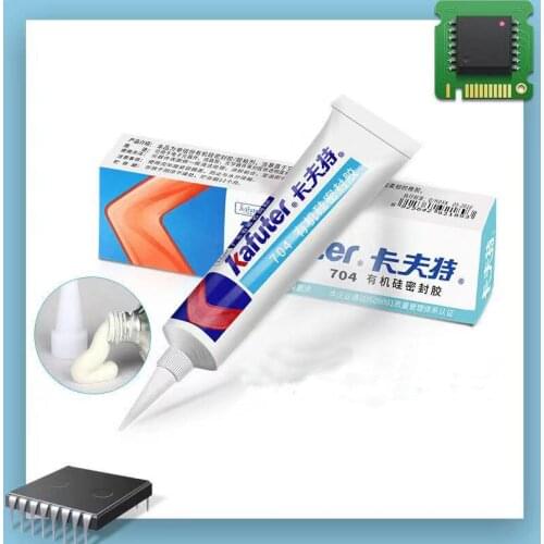 45g Kafuter K-705 RTV Silicone Rubber Super Glue Waterproof High Temperature Resistant Electronic Components Sealant Adhesive
